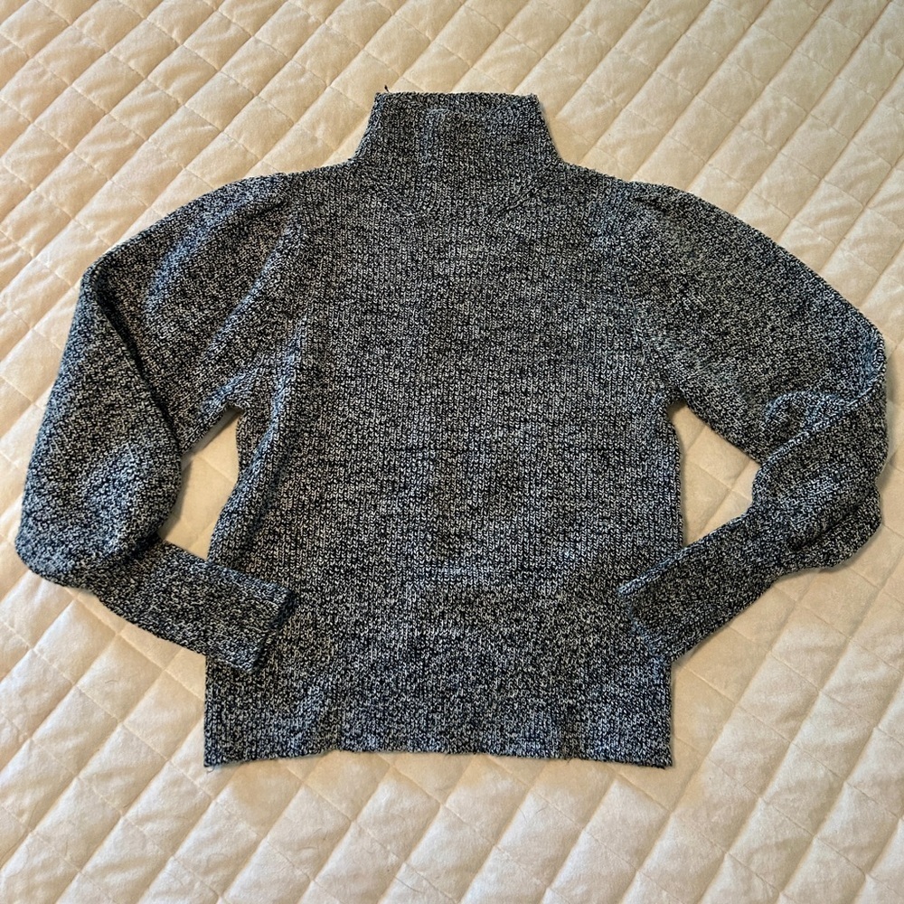 Gap Mock Neck Balloon Sleeve Sweater